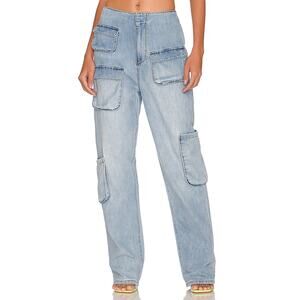 Afrm 'Sigmund' Blue Cotton Denim Jean Size 27